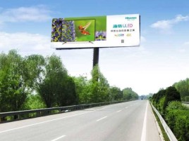 通海高速擎天柱广告牌的特点和优势
