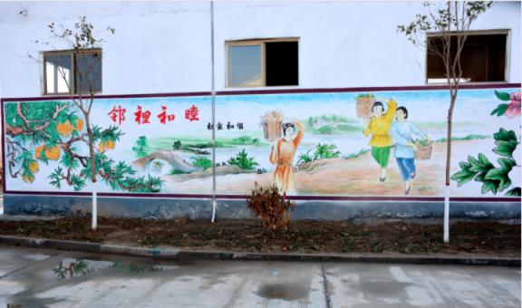 通海乡镇文化墙 乡风文明焕发新活力