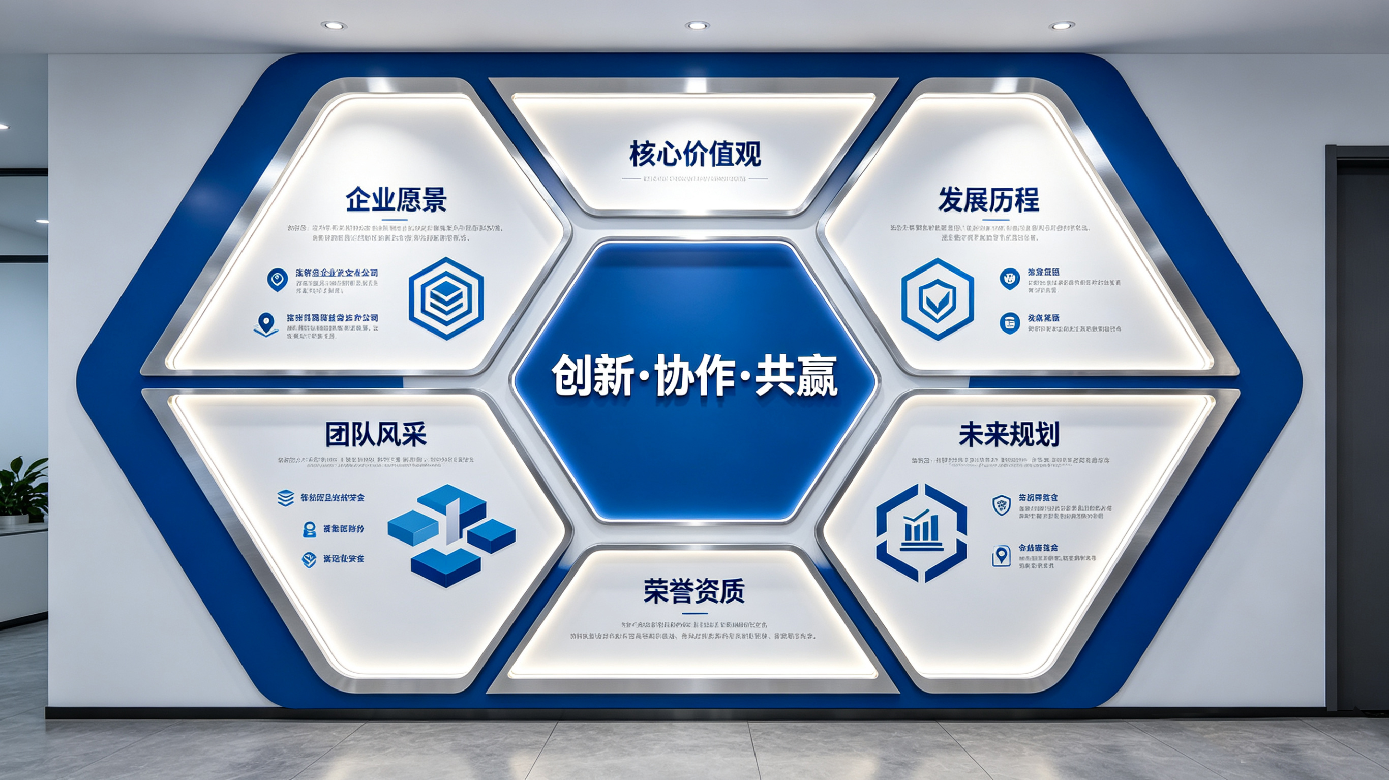 通海企业文化墙六边形避坑指南（新手常犯5个错误）